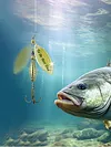10pcs Boxed Metal Spoon Spinner Fishing Lure Artificial Bait Gift for Men Father
