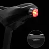 High Elastic Silicone Bicycle Seat Cover Super Soft Thick Tail Light Seat Cover Mountain Bike Silicone Cycling Thick Waterproof Road Bike Seat Accessories