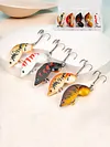 5Pcs Fishing Lures Artificial Bait Wobbler Crankbait Fishing Baits Fishing Tools