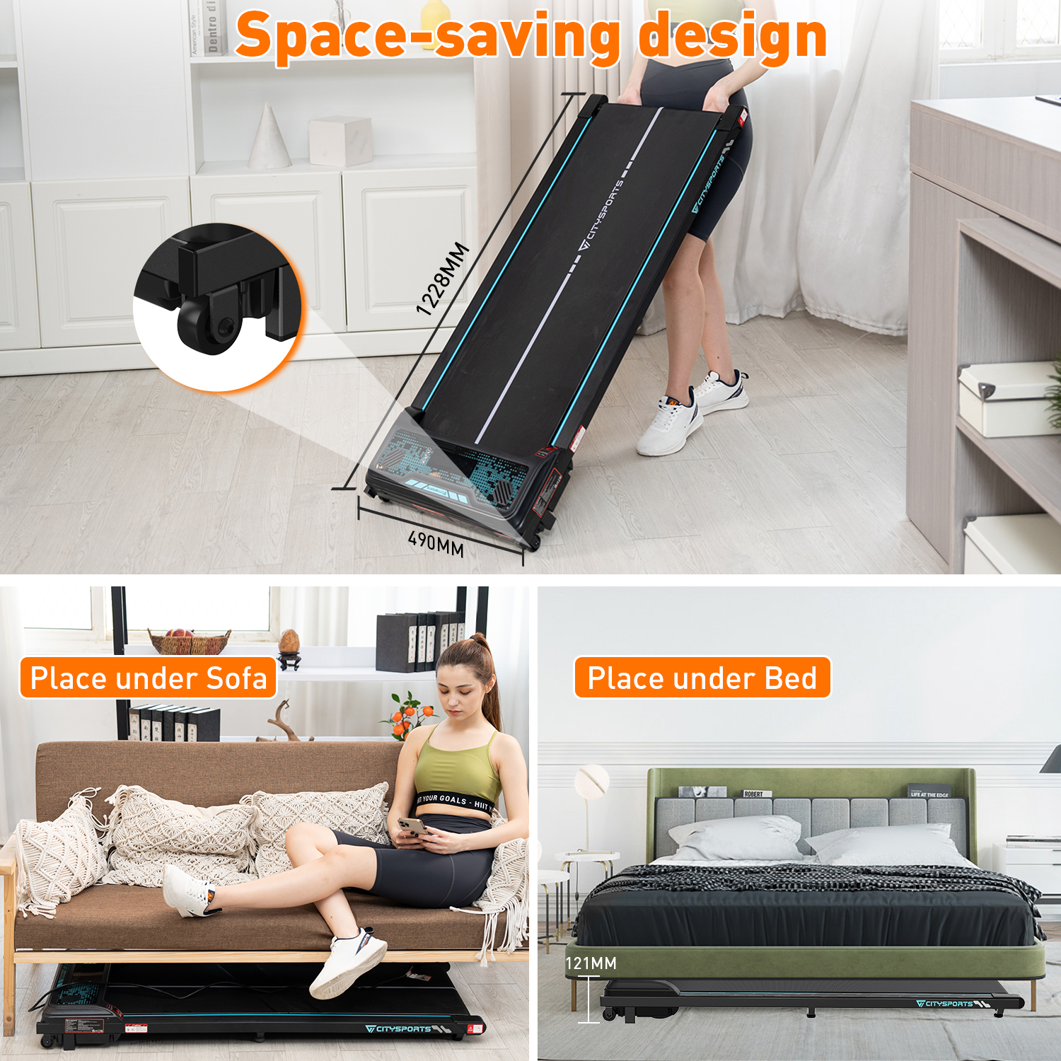 Laufband,Citysports Under Desk Treadmill,Citysports Laufband