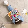 DIY Diamond Painting Wooden Tray Food Tray  with Folding Legs Living Room Decoration Donut Wooden Tray Kit (Butterfly)