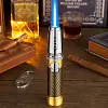Butane Torch Lighter, Windproof Jet Flame, Refillable Culinary Blow Torch for Creme Brulee, BBQ, Baking, Soldering, Camping Outdoors