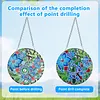 Diamond Painting Acrylic Single-Sided Drill Flower Pendant Window Hanging Ornament