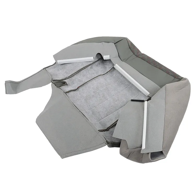 SEBLAFF Gray Front Seat Cover Cloth Driver Bottom Replacement for 1994-1997 Ram 1500 2500 3500