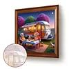 (US Local)Paint By Numbers Kit On Canvas DIY Oil Art Vacation Picture Home Decor40x40cm