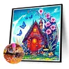 >SALE<5D DIY Full Round Drill Diamond Painting Chalet Decor 40x40cm