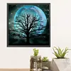 Branches Under The Moon-Paint by Numbers Acrylic Painting   20*20cm(HOT)