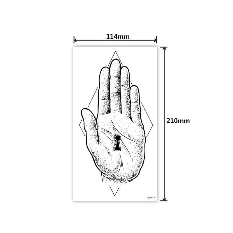 Full Arm Tattoo Sticker Creative Personality Small Full Arm Temporary Tattoo Original Waterproof Sweat Lasting Tattoo Sticker