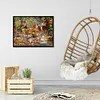 (Big Size)Deer In The Forest - 11CT Stamped Cross Stitch - 60*45cm - Animal