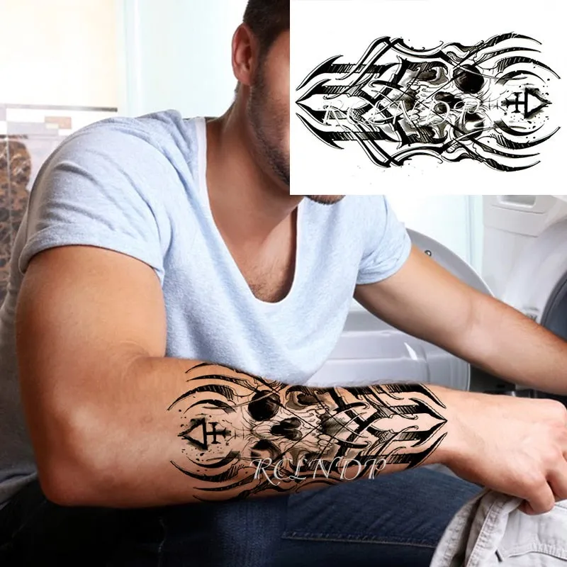 Waterproof Temporary Tattoo Sticker Sexy Thigh Love Sick English Words Gothic Water Transfer Fake Tatto Flash Tatoo for Women
