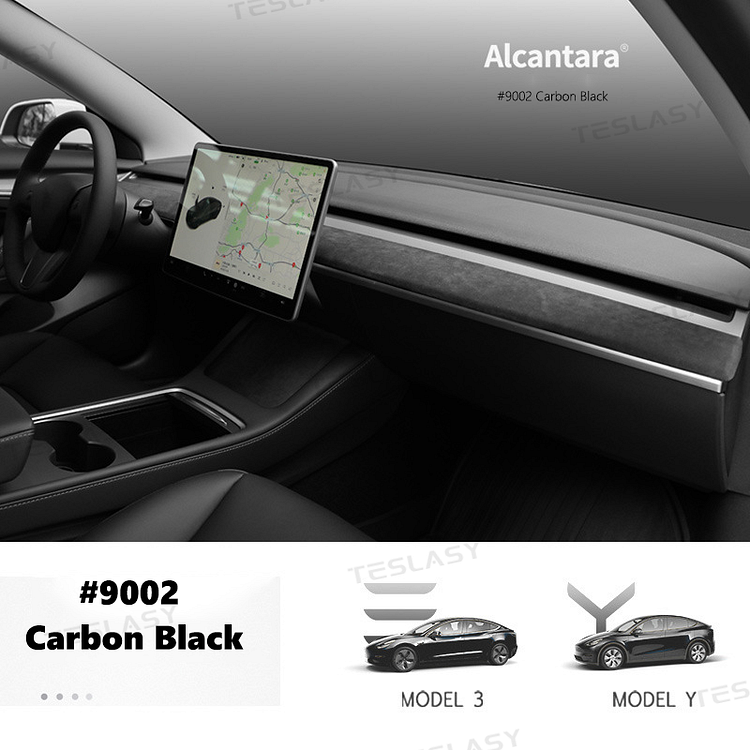 Model 3/Y Alcantara Interior Dashboard Cap Trim Cover