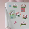 >SALE<6Pcs Tulip Horse Pattern DIY Acrylic DIY Diamond Painting Fridge Magnets Kit