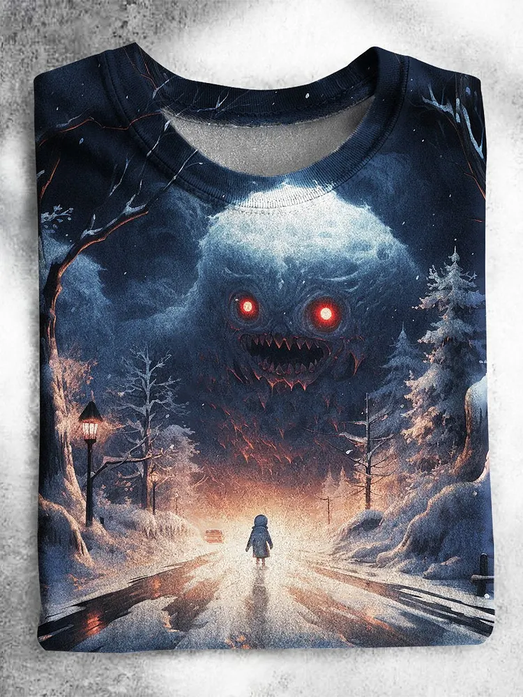Halloween ghost art T-shirt
