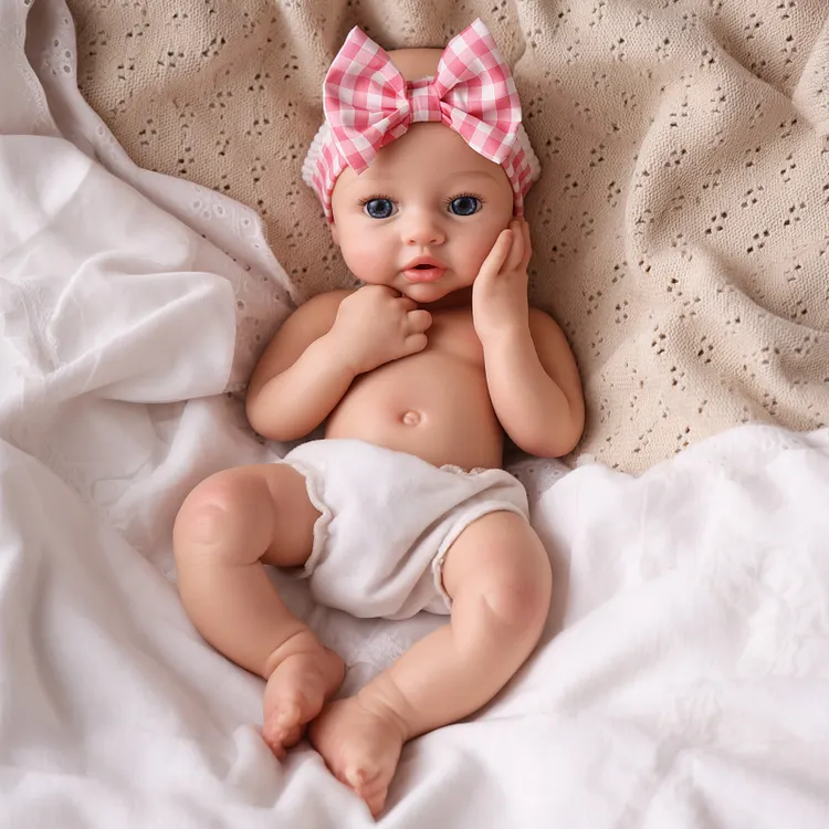 [Retaining Pacifier] Babeside Dolly 12"/16" Realistic Silicone Quiet Baby Girl &ndash; A Sweet, Calming Gift