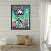 Diamond Painting -5D Full Round Drill Hipster Skull(40x50cm)