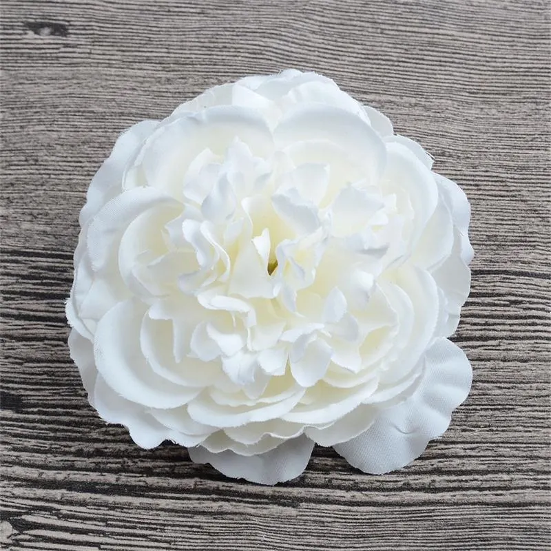 2/10/50pcs 8CM Large Artificial Silk Peony Flower Head For Wedding Party Decoration DIY Flower Wall Scrapbook Fake flowers Craf