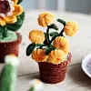DIY Handmade Twist Stick Craft Small Potted Plants Chenille Stems Craft Pipe Cleaners Gift Decor Set