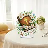 (US Local)Double Sided Effect Acrylic Special Shape Cross Jesus Desktop Diamond Art Kits for Home Office Decor