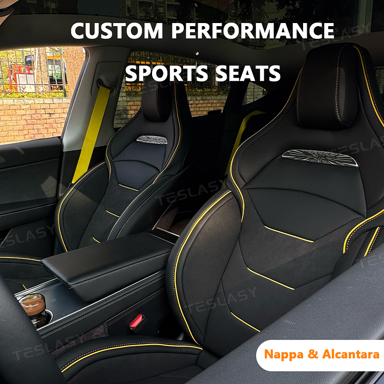 Model 3 Highland/Model Y Juniper Custom Performance Sports Seats Retrofit Seat Replacement(Pre-built Version)