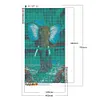 （Big Size）Butterfly Elephant-Full Square Diamond Painting 40*70cm