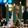 Bougie de sapin de No&euml;l LED avec t&eacute;l&eacute;commande