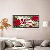 Christmas Flower-Full Round Diamond Painting 50*25cm