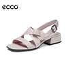 ECCO&reg; Damskie sandały z jagnięcej sk&oacute;ry