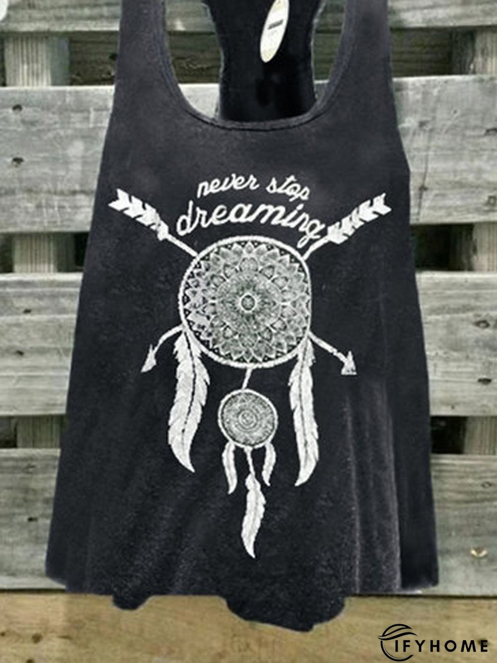 White-Black Cotton Casual Tanks & Camis | IFYHOME