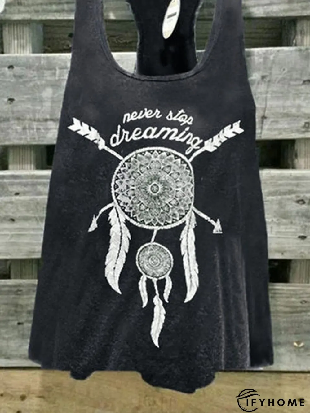 White-Black Cotton Casual Tanks & Camis | IFYHOME