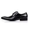 Mens Brown Cap Toe Leather Dress Shoes