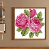 Flower -14CT Stamped Cross Stitch Kit(17*17cm)