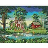 (Counted/Stamped) (Multi-Style Size)14CT Architecture - Cross Stitch(Brand)