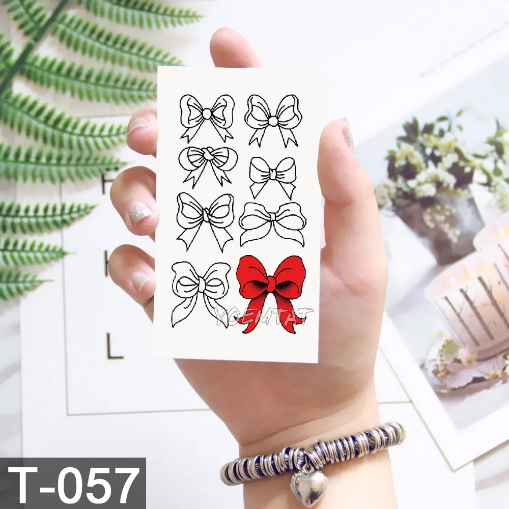 Waterproof Temporary Tattoo Sticker Cute Watercolor Cartoon Design Children Lamp Water Transfer Tatto Marine Man Girl Fake Tatoo