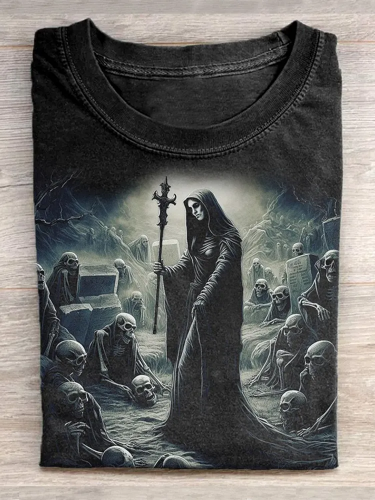Unisex Grim Reaper Halloween T-shirt