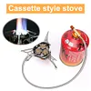 Camping Gas Stove Windproof Gas Burner Folding Furnace For Cooking Hiking Picnic