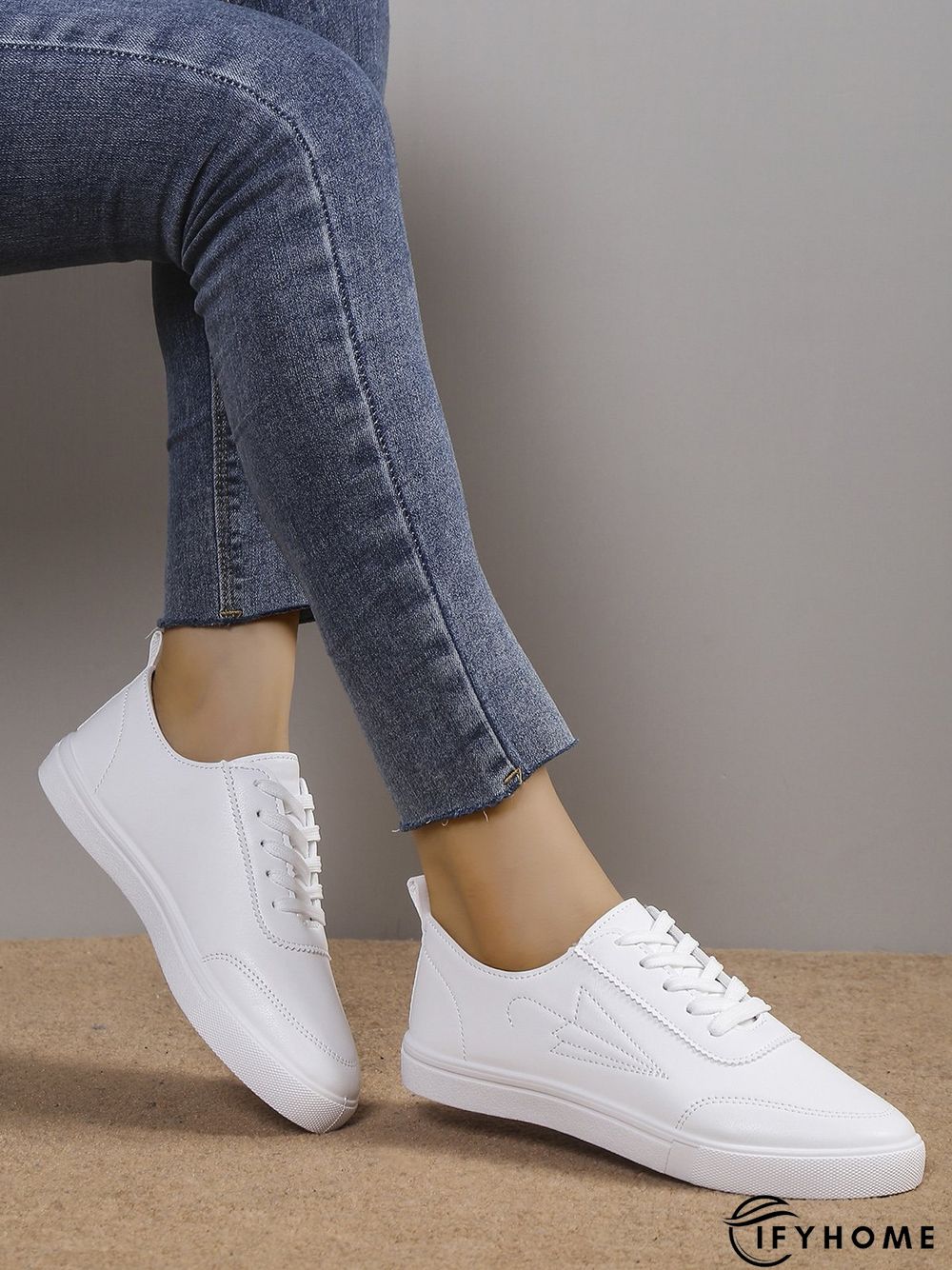 Women's Lace-up Front Flat Shoes | IFYHOME