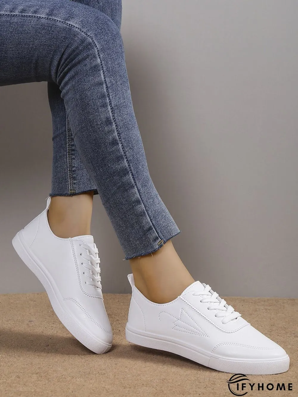 Women's Lace-up Front Flat Shoes | IFYHOME