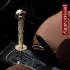 Automotive Accessories Car - Mounted Simulated Skull Warrior, Personalized and Creative Universal Gear Shift Lever