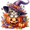 (Multi-Style) Halloween Pumpkin-Paint by Numbers Acrylic Painting 40*40cm