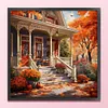 Autumn'S Door - 14CT Stamped Cross Stitch - 50*50cm