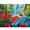 (US Local)Flower-11CT Stamped Cross Stitch Kit(55x45cm)