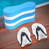Swim Training Pull Buoy Adjustable Strap Hand Paddles 5-Layer Pull Buoy for Pool