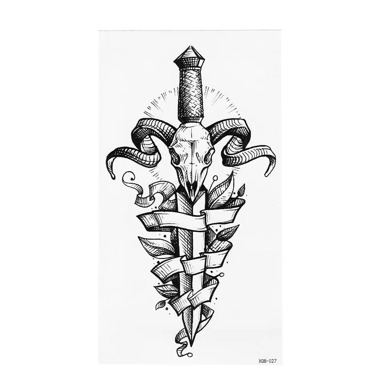 1pcs Sexy Indian Totem Small Full Flower Arm Temporary Waterproof Tattoo Stickers for Women Men Body Art