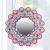 DIY Diamonds Painting Mirror Datura Special Shaped Crystal Drill Crafts Kit