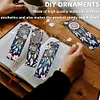 (US Local)8Pcs DIY Dream Catcher Diamond Painting Art Bookmarks with Crystal Pendants