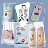 35 PCS DIY Diamond Painting Sticker Gem Sticker Crafts Kits (Milk Cow Tiger Rabbit)
