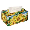 Wooden Colorful Pattern 5D Diamond Painting Tissue Holder Diamond Art Tissue Box
