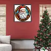 【Limited Stock Sale】Santa Claus Glass Painting-Paint by Numbers Acrylic Painting 40*40CM