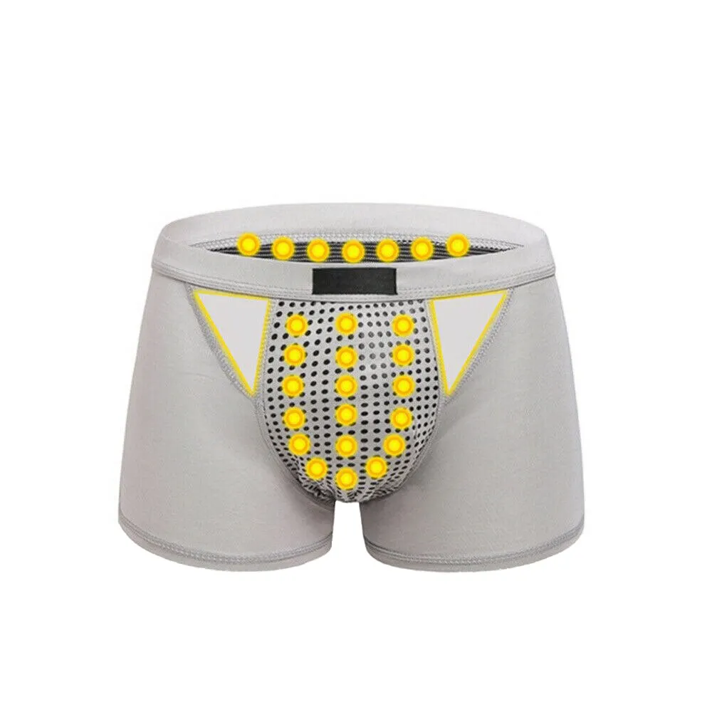 Magnetic Underwear Cozy 3 Color Home Physiological Underwear Breathable XL-3XL Enlargement Men'S Underwear Intimates