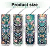 (US Local)8Pcs DIY Dragonfly Diamond Painting Art Bookmarks with Crystal Pendants for Gift